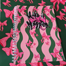 Load image into Gallery viewer, Make it happen,pink bow notebook
