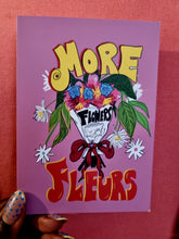 Load image into Gallery viewer, more, fleurs greeting card
