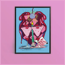 Load image into Gallery viewer, Loves never wasted, wine print
