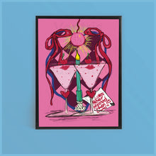 Load image into Gallery viewer, Loves never wasted, wine print
