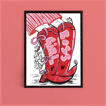 Load image into Gallery viewer, Bossy boots , no just a girl boss print
