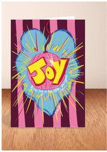 Load image into Gallery viewer, Joy, greetings card
